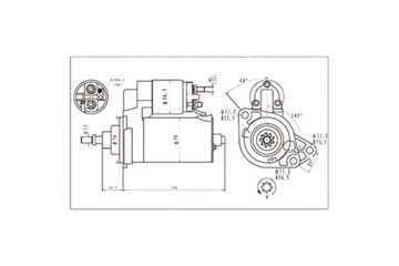 MAGNETI MARELLI СТАРТЕР MERCEDES V 638 2 AUDI A3 FORD GALAXY I