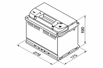 BOSCH АККУМУЛЯТОР BOSCH 12V 74AH 680A S4 P + 1 278X175X190 B13