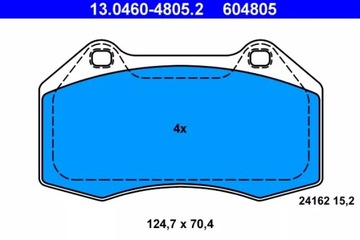 КОЛОДКИ HAM.RENAULT CLIO III (BR_/CR_) (0