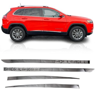 JEEP CHEROKEE V KL 2014-2023 DEKORACYJNE НАКЛАДКИ ДВЕРЬ