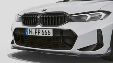 51195A4B369 НАКЛАДКА ПЕРЕДНЕГО БАМПЕРА M KARBONOWA ЛЕВАЯ BMW 3' G20 LCI