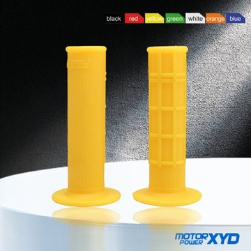 YELLOW1 ПАРА 22MM ЛЕВАЯ I ПРАВОЕ РУЧКИ РУЛЯ ДЛЯ KAWASAKI KFX KLF KSF