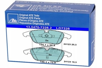 КОЛОДКИ ТОРМОЗНЫЕ ATE DO VOLVO S60 II 2.4 2.5 T4F