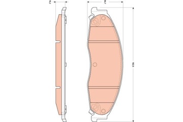 КОЛОДКИ HAM. CADILLAC P. CTS 2.8 05- 07