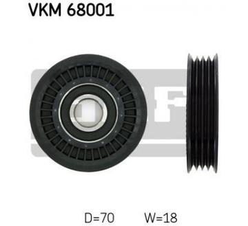 SKF VKM 68001 РОЛИК ВЕДУЩИЙ / НАПРАВЛЯЮЩАЯ, РЕМЕНЬ ПОЛИКЛИНОВЫЙ ZĘBATY