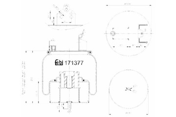 FEBI BILSTEIN ПЫЛЬНИК ПОДВЕСКИ ПНЕВМАТИЧЕСКОЙ ЗАД P RVI MAGNUM