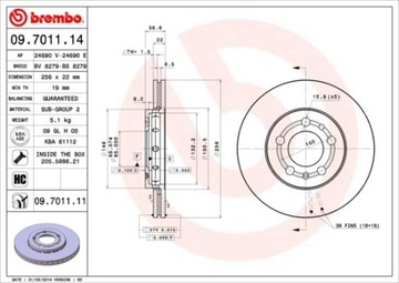 ДИСК ТОРМОЗА ПЕРЕД AUDI SEAT SKODA VW 1J0615301