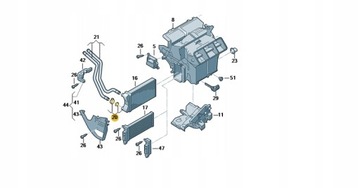 КОМПЛЕКТ ПРОКЛАДОК ОБОГРЕВАТЕЛЯ AUDI VW 8E0898380 ASO