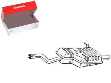 ГЛУШИТЕЛЬ СИСТЕМЫ ВЫХЛОПНОЙ ЗАД BMW 3 E46 1.6 1.8 2.0 12.00-12.07 BOSAL
