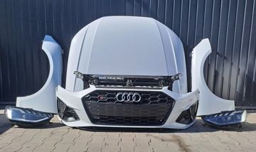 AUDI S4 B9 8W РЕСТАЙЛ КАПОТ БАМПЕР ПАНЕЛЬ КРЫЛО FULL LED (СВЕТОДИОД ) LS9R