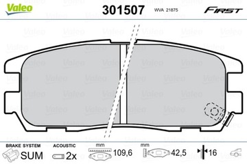 КОЛОДКИ ТОРМОЗНОЙ OPEL FRONTERA A,B 95-04 ЗАД