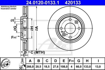 24.0120-0133.1 ДИСК HAM.PRZOD CITROEN BERLINGO 99-