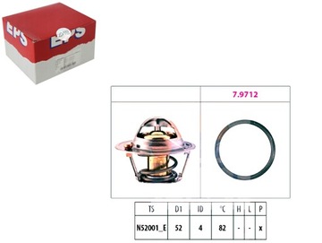 THERMOSTAT MITSUBISHI 82C COLT 1,1-1,5 04- EPS