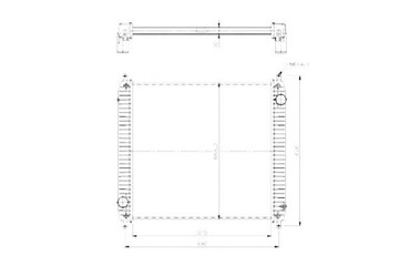 РАДИАТОР ДВИГАТЕЛЯ IVECO EUROCARGO I-III MAGIRUS 80