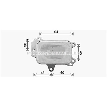 РАДИАТОР МАСЛА, МАСЛО МОТОРНОЕ AVA QUALITY COOLING PE3424