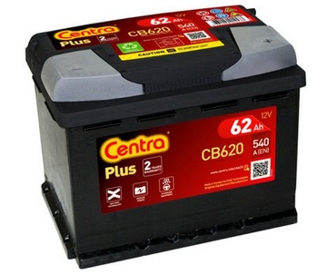 АККУМУЛЯТОР CENTRA PLUS 62AH 540A CB620