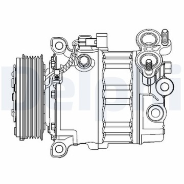 КОМПРЕСОР КОНДИЦІОНЕРА FORD C-MAX II 1.6 TDCI 10-19