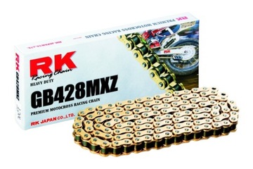 ЦЕПЬ RK /120 ОТКРИТЫЙ Z ZAPINKĄ ЗОЛОТОЙ KX 85