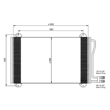 РАДИАТОР КОНДИЦИОНЕРА MERCEDES