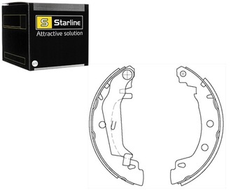 КОЛОДКИ ГАЛЬМІВНІ КОМПЛЕКТ S BC 08750 КОМПЛЕКТ STARLINE