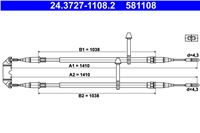 ATE ТРОС HAM.SAAB 9-5 97- SAAB 9-5 I 97-