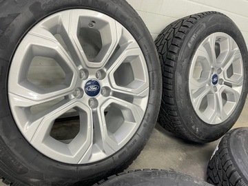 FORD KUGA IV 4 ШЕСТЕРНИ ЗИМНИЕ 225/60R18 НОВЫЕ ДАТЧИКИ ДАВЛЕНИЯ