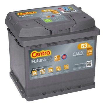 АККУМУЛЯТОР CENTRA CA530 53 AH 540 A