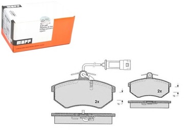 КОЛОДКИ ТОРМОЗНЫЕ AUDI 80 ДАТЧИК GR 19 MAFF