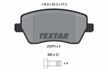 TEXTAR 2397301 КОЛОДКИ ТОРМОЗНЫЕ