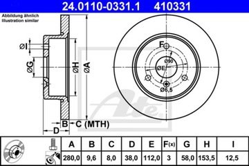 ДИСК ТОРМОЗНОЙ 24.0110-0331.1