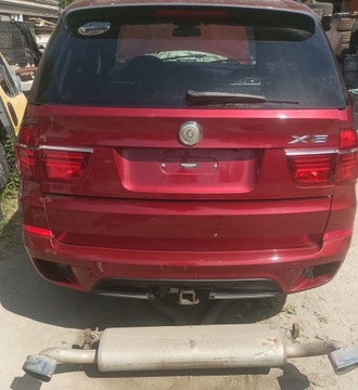 БАМПЕР ЗАДНИЙ M-PAKIET BMW X5 E70 A82 VERMILION-ROT METALLIC