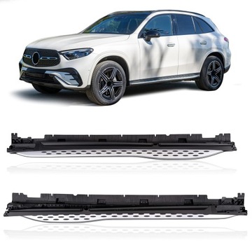 MERCEDES GLC II X254 SUV 2022+ ПОДНОЖКИ БОКОВЫЕ ПОРОГИ АВТОМОБИЛЬНЫЙ