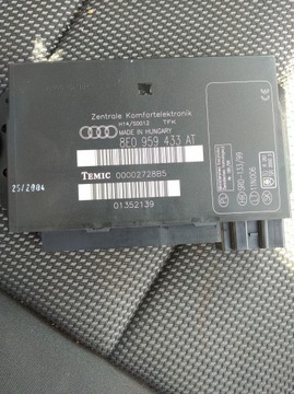 AUDI A4 B6 8E МОДУЛЬ КОМФОРТА 8E0959433AT