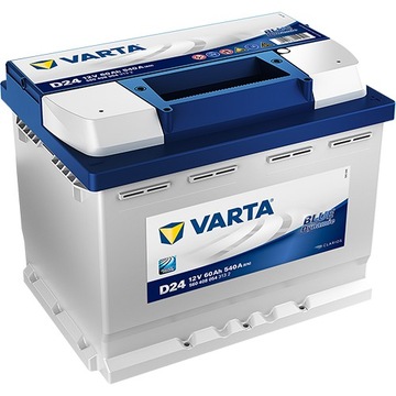 АККУМУЛЯТОР АВТОМОБИЛЬНЫЙ 60AH 540A P+ VARTA BLUE D24