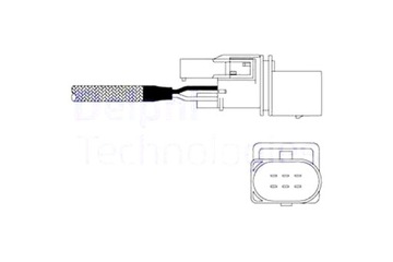 DELPHI ЗОНД ЛЯМБДА AUDI A2 SKODA FABIA I FABIA I PRAKTIK OCTAVIA I