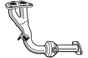 WALKER ТРУБА WALKER 08091 TOYOTA CARINA E 1.6I 16V 02 92-12 95