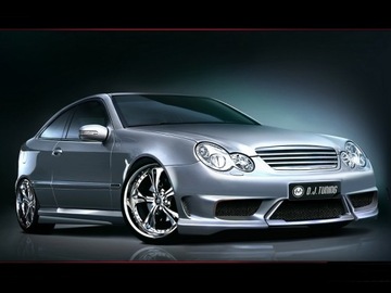 MERCEDES W203 SPORT КУПЕ * ПОРОГИ * DJ-TUNING