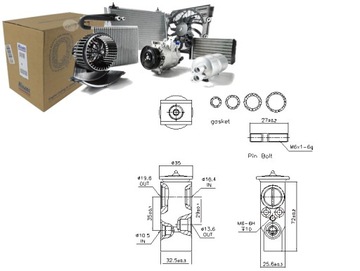 КЛАПАН РАСШИРИТЕЛЬНЫЙ КОНДИЦИОНЕРА MERCEDES 124 A124 124 C124 124 T-MODEL