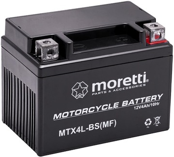 АККУМУЛЯТОР ГЕЛЕВИЙ MTX4L-BS 12V MORETTI !! СКУТЕРА !