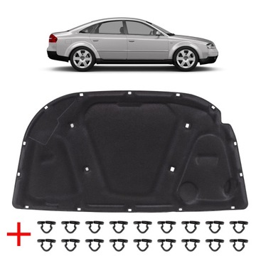 AUDI A6 C6 СЕДАН 2004-2011 ШУМОИЗОЛЯЦИЯ КАПОТА 4F0 863825