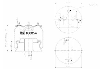 FEBI BILSTEIN ПЫЛЬНИК ПОДВЕСКИ ПНЕВМАТИЧЕСКОЙ ЗАД P SCANIA 2 3 BUS 4