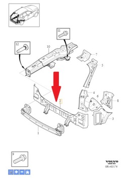 ЗАДНЯЯ SEKCJA VOLVO XC60 (18-) OE 31448857