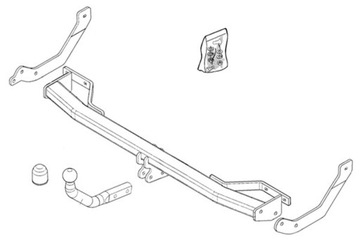 BRN360900 BRINK КРЮК БУКСИРОВОЧНЫЙ PEUGEOT 307 SW (3H) 02-