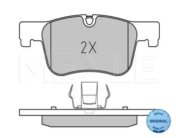 КОЛОДКИ ТОРМОЗНЫЕ BMW MEYLE