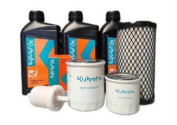 КОМПЛЕКТ ФИЛЬТРОВ DO KUBOTA GR1600 GR2120 ФІЛЬТРА + МАСЛО POWER PLUS 10W30 3L