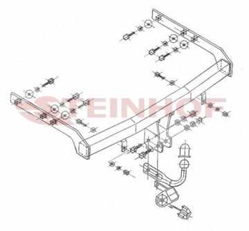 КРЮК БУКСИРОВОЧНЫЙ SEAT ALHAMBRA 05/2000-09/2010, VW S