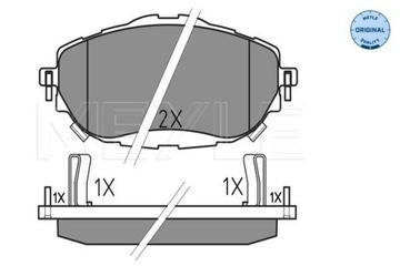 КОЛОДКИ ТОРМОЗНЫЕ MEYLE 025 256 9819