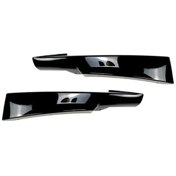 SPLITTER ДОКЛАДКА БАМПЕРА BMW E90 E91 LCI 2009-2013 FLAPSY ЧЕРНЫЙ ГЛЯНЕЦ