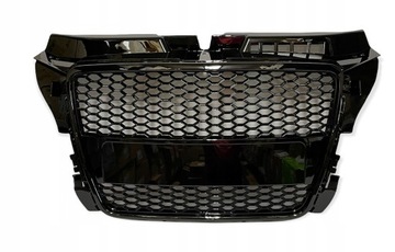 РЕШЁТКА РЕШЁТКА AUDI A3 8P RS LOOK 08-12 BLACK ГЛЯНЕЦ