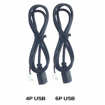 DO АВТОМОБІЛЯ РАДІО STEREO USB 1M КАБЕЛЬ USB АДАПТЕР